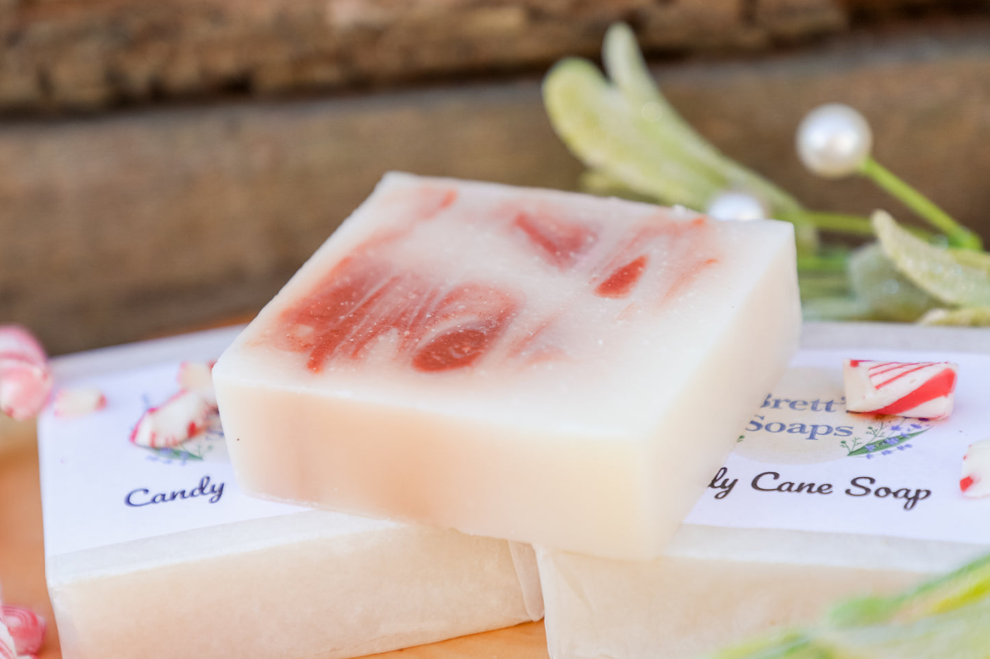 Candy Cane Soap