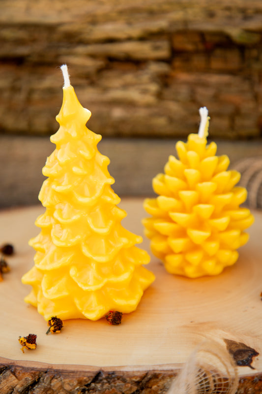Beeswax Candle (Tree)