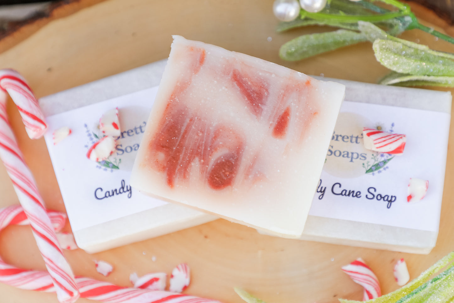 Candy Cane Soap