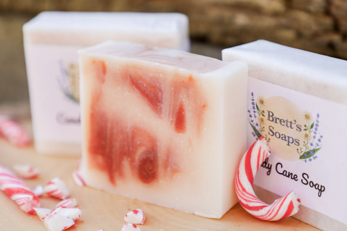 Candy Cane Soap